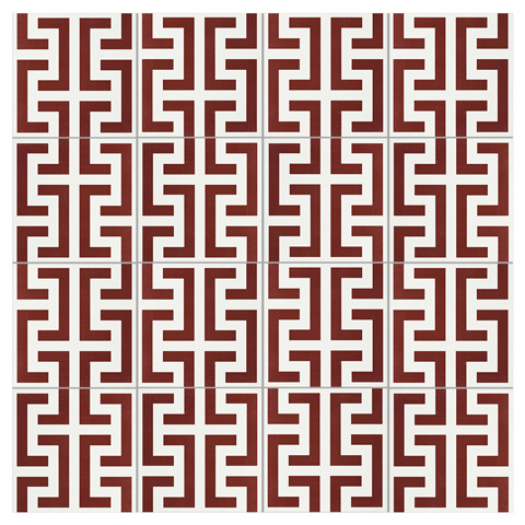 Carreaux de ciment, Maison Bahya, modèle Kasbah