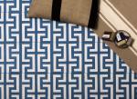 Maison Bahya cement tiles Kasbah white blue pattern