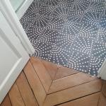 carreaux de ciment, modèle Éventail, Bahya & Mini Labo
