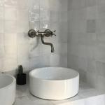 Faience de salle de bain zellige n°2 blanc 10x10cm